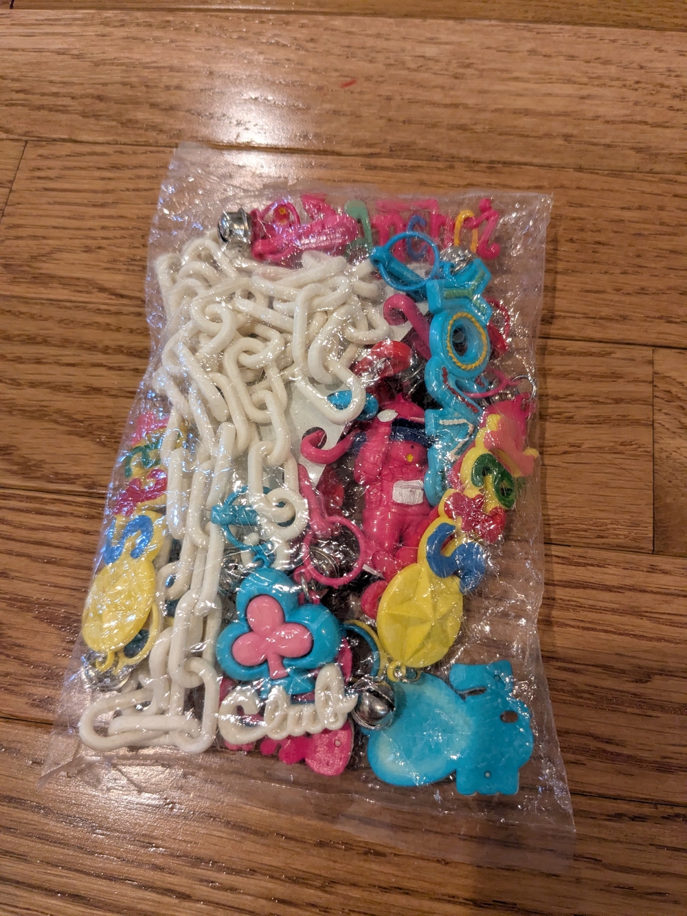 Bell Clip Charm Necklace Set Of 12 Deadstock Unopened